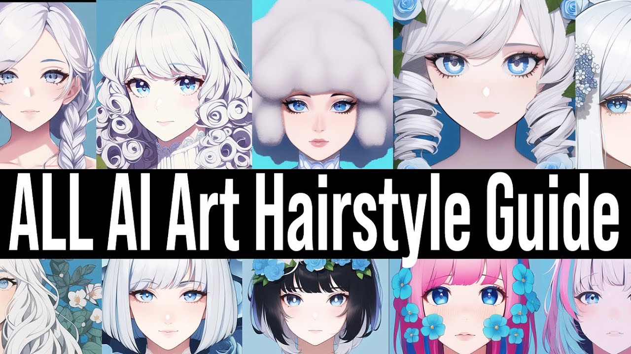 ALL AI Art Hair Styles In 1 Minutes! #tutorial #aiart #novelai # ...