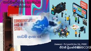 A/L අපේ Media පන්තිය -  සන්නිවේදනයේ ස්භාවය පිළිබද තවදුරටත්