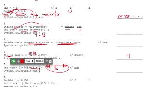 Tracing Code Worksheet 2