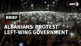 Thousands take to street in Albanian judge row | AFP