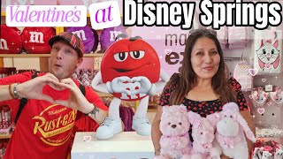 How to Celebrate VALENTINE'S DAY at DISNEY SPRINGS 2025 | Disney Vlog