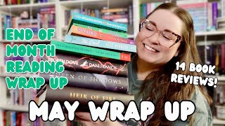May End of Month Reading Wrap Up | 14 book reviews!