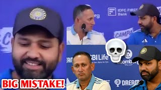 Rohit Sharma BIG MISTAKE during Press Conference! 🤣💀| India CT 2025 Cricket News Facts