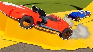 HOT WHEELS TWIN MILL RACE! - Brick Rigs Multiplayer Gameplay - Lego Hot Wheels Racing