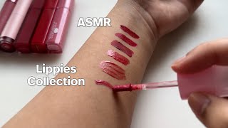 ASMR Lip Product Collection / Discussing and swatching my K-Beauty & C-Beauty lippies.