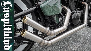 One-Off Exhaust Sound Clip | Honda Shadow VT600 Bobber