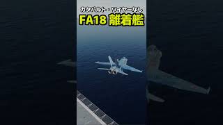 カタパルト・ワイヤーを使わずにFA18は離着艦できるのか？試してみた #飛行機 #戦闘機 #dcs