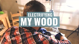 Electrifying my wood | Wood-carving tutorial