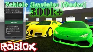 2018 Vehicle Simulator Codes Working With Proof - codes for 300k money roblox vehicle simulator beta