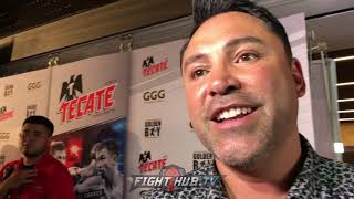 DE LA HOYA "CANELO CAN DOMINATE THE REMATCH W/NO PROBLEM! ABEL DOESNT KNOW WHAT HES DOING!"