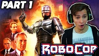 Robocop (1987) Movie REACTION!!! - Part 1 - (FIRST TIME WATCHING)