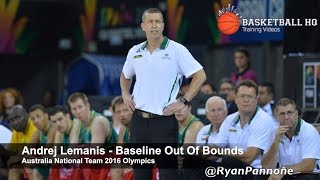 Andrej Lemanis Australia National Team BLOB 2016 Olympics