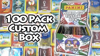 100 PACKS! WORLD CUP Custom Booster Box Opening | 20 Years of World Cup Packs 2002 - 2022