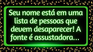 Seu nome está escrito em uma lista de pessoas que devem desaparecer! A fonte é assustadora e...