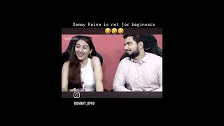 Hesitation hesitate from this man😂/samay bhai comedy videos/samay raina hesitate moments#viral#trend