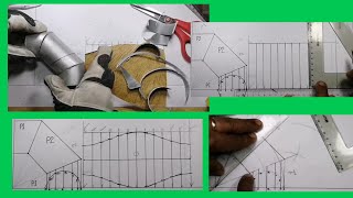 🤔CODO DE 90º TRAZADO Y DESARROLLO GRADOS WIE MAN EINEN 90GRAD-ELLBOGEN HERSTELLT👩‍🏭