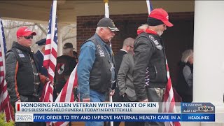 Fort Smith community comes out for veteran’s funeral