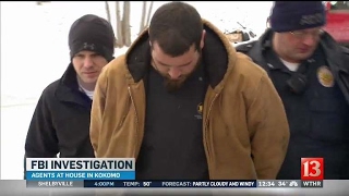 Man arrested as FBI investigates at Kokomo home (Fri. 1230)
