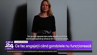 Telegondola cu 11 angajați și 6 șefi, unii dintre ei politicieni.Instalația funcționează doar 4 luni