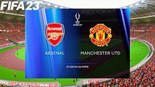 FIFA 23 | Arsenal vs Manchester United - UEFA Super Cup - PS5 Full Gameplay