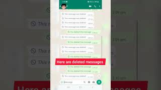 Without any app read deleted messages on whatsapp | #shorts #ScientificAndroid