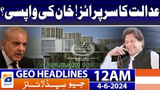 Geo News 12 AM Headlines | 4th June 2024