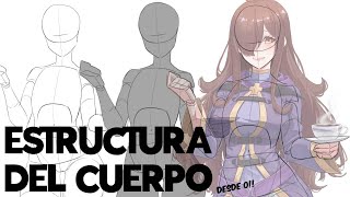 Como dibujar la ESTRUCTURA del cuerpo