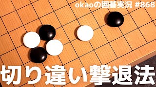 切り違いは攻略できる、三々定石で現れるやり過ぎ撃退法【囲碁実況#866】