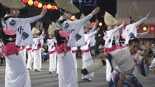 よんでん阿波おどり広場「悠久連」2018徳島夏の阿波おどり（2018.8.14）