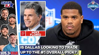 Mike Florio Live At The Combine Talks Cowboys Trade Rumors, Insider Fights \u0026 More | Shan \u0026 RJ