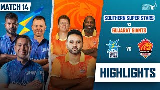 Highlights : Southern Super Stars VS Gujarat Giants | Legends League Cricket 2023 | LLC2023 | M14