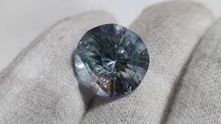 No.5598　セレスタイト　天青石　celestite　宝石　ファセットカット　ルース　裸石　facet cut　loose