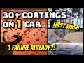 30 Coatings On 1 Car- Part 3 | First Maintenance Wash- And ALREADY A FAILURE?!?