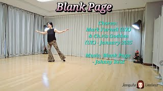 |Intermediate Linedance| Blank Page 블랭크 페이지/중급라인댄스 Jeongwha linedance