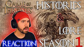 Watching Game of Thrones Histories & Lore Season 1 | SO MANY PEOPLE & PLACES & THINGS! | Reaction