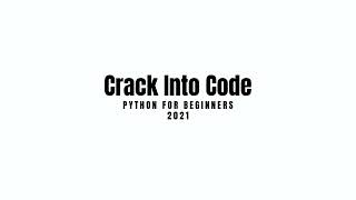 Crack Into Code - Python for Beginners | Week 17 | Chained Conditionals
