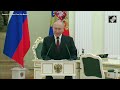 live russian president putin awards soldiers on day of defender of the fatherland day moscow