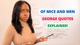 'Of Mice and Men': George Character Quotes & Word-Level Analysis! | GCSE English Literature Revision