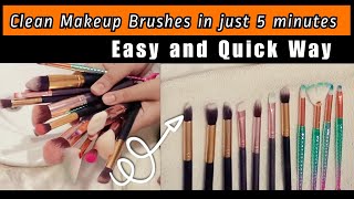 How to Wash Makeup Brushes | Easy and Quick Way | Clean Makeup Brushes with Hand Wash
