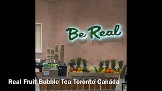 Real Fruit Bubble Tea Yorkdale Mall  in Toronto Canada