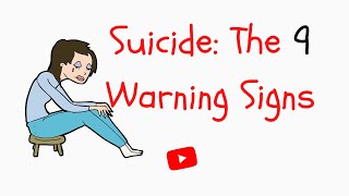 #suicideprevention #suicidewarning #suicidesupport #mentalhealthfirstaid Suicide: The 9 Warning Sign