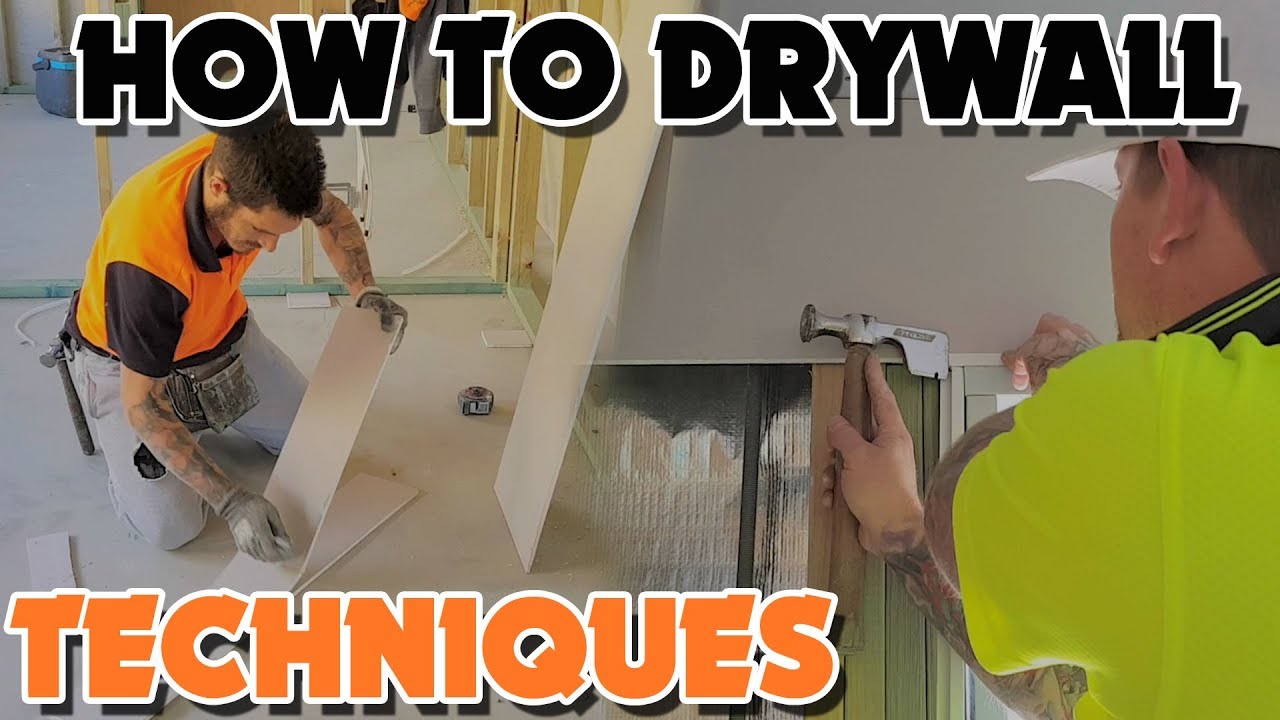 Drywall Install Tips And Techniques - YouTube