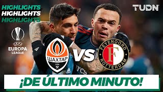 Highlights | Shakhtar vs Feyenoord | UEFA Europa League 22/23 | TUDN