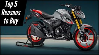 TVS Apache RTR 160 4V USD Forks Top 5 Reasons to Buy | Mileage, Performance, Comfort | On Road Price