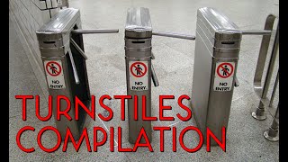 All TTC Subway Turnstiles Compilation