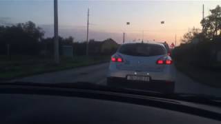 HŽ Train Passing at Rail Crossing in Popovača,Croatia