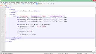 JavaScript - If Else Statement