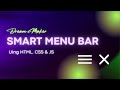 Animated Hamburger Icon With Impressive Hover | HTML, CSS & Javascript