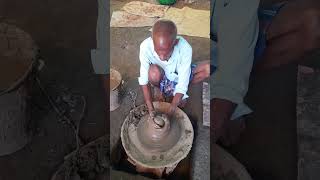 Earthen lamps making by My Father Shri Parasram Kumbhakar