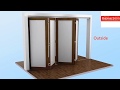 Sliding Folding System for Wood and Framed Panels || SL-WSFS-555 installation || HARDWARE EVENTS